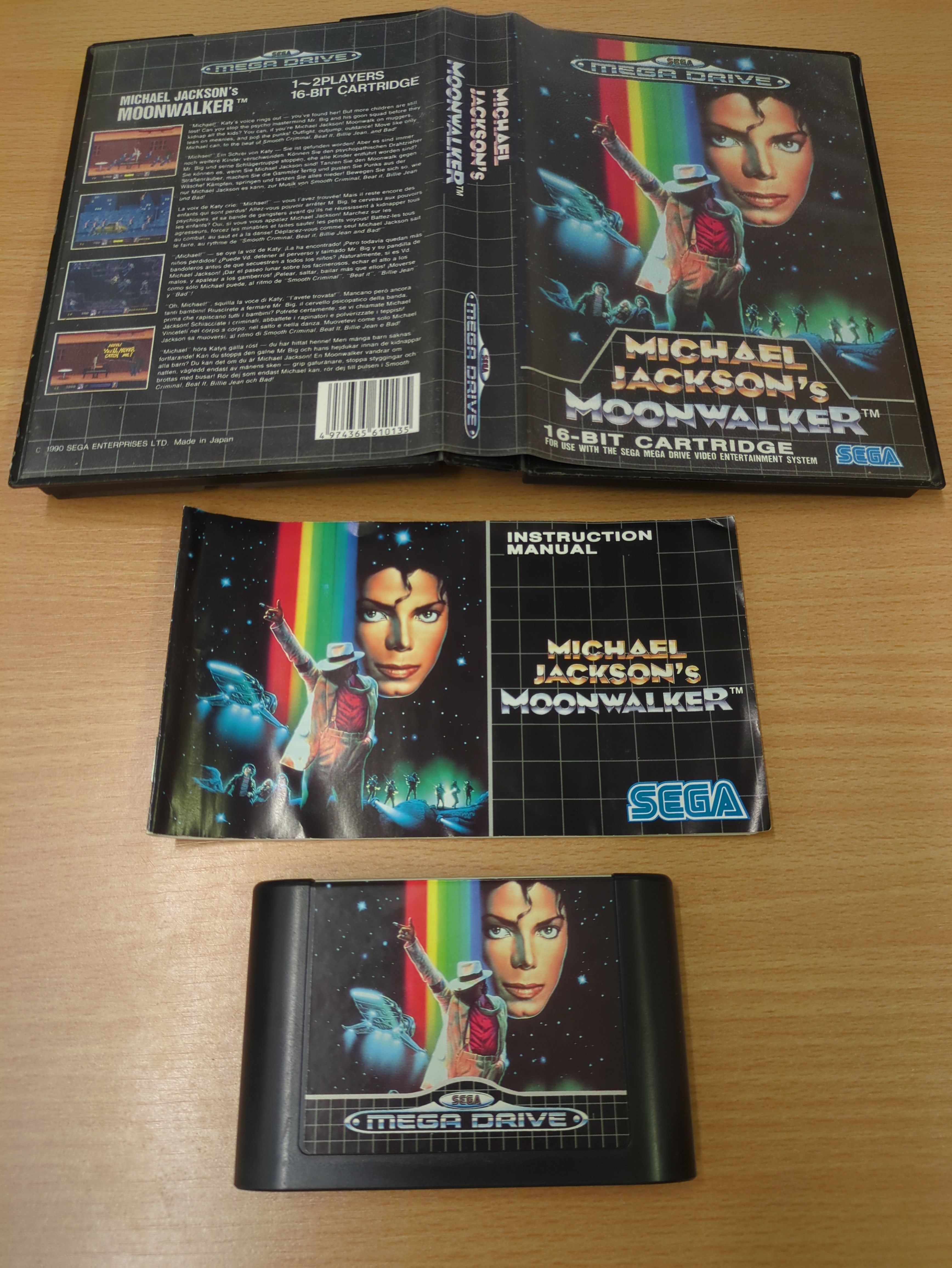 Moonwalker (Michael Jackson's) Sega Mega Drive game Moonwalker (Michael Jackson's) Sega Mega Drive game